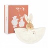Doudou Lapin Rond Creme