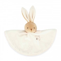 Doudou Lapin Rond Creme