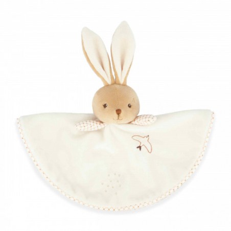 Doudou Lapin Rond Creme