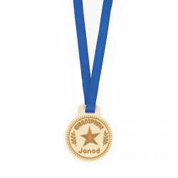 Medailles en bois - Applepop