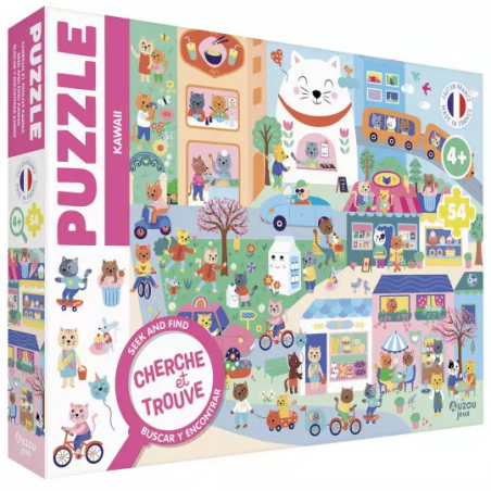 Puzzle Cherche et trouve - Kawaii