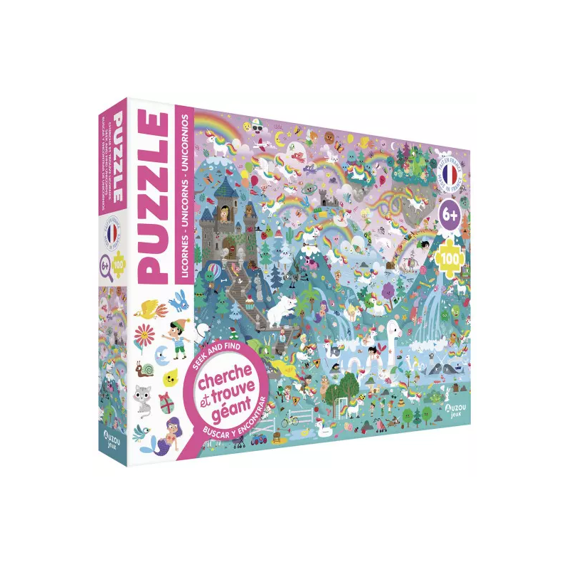 Puzzle Cherche et trouve - Licornes