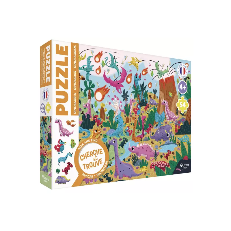 Puzzle Cherche et trouve - Les Dinosaures