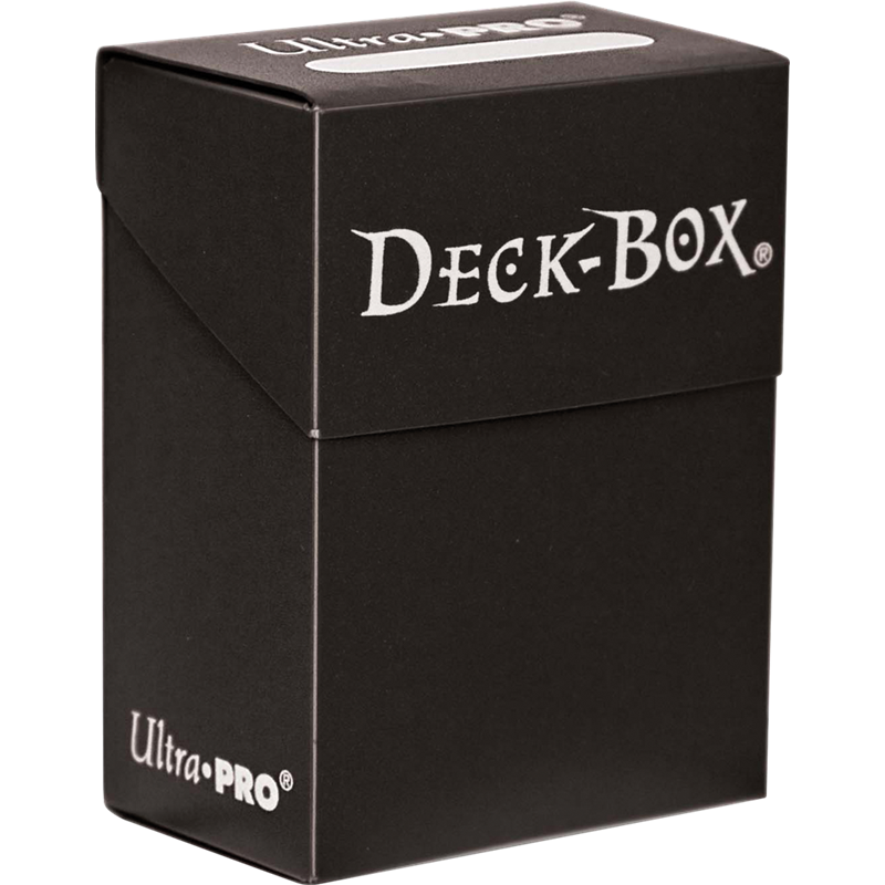 Deck Box 75 cartes noir nacré -  Ultra PRO