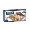 Echecs en bois pliant - Marqueterie