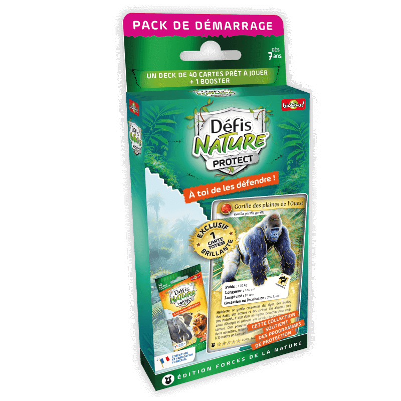Défis Nature Protect - Pack de démarrage Gorille des plaines de l'Ouest