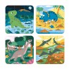 4 Puzzles évolutifs - Dinosaures