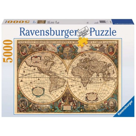 Mappemonde Antique 5000 Pcs