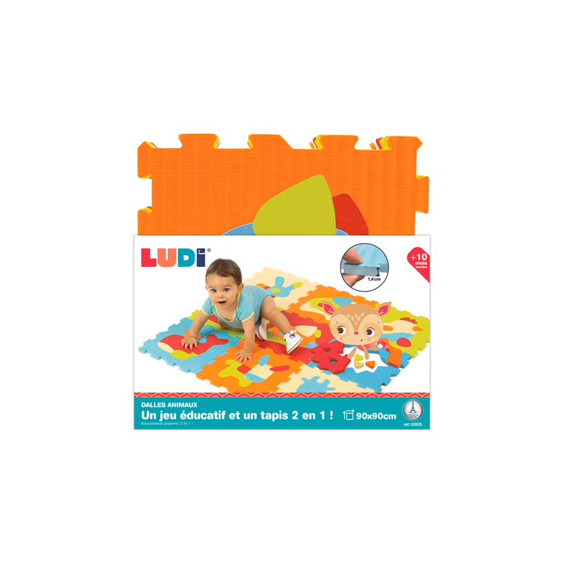 Tapis en mousse - Dalles Animaux