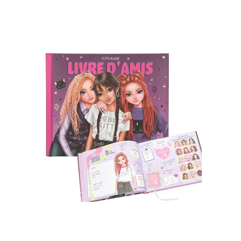 Top Model  - Livre d'amis Rebel Kitty