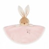 Doudou Lapin Rond rose