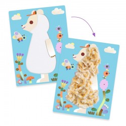 Laine et scratch - Avec un chapeau