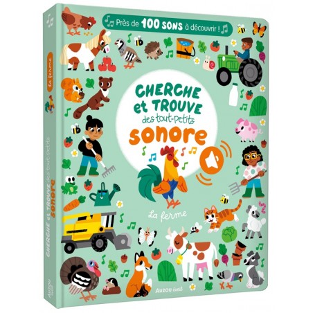 Cherche et trouve des tout-petits sonore - La ferme
