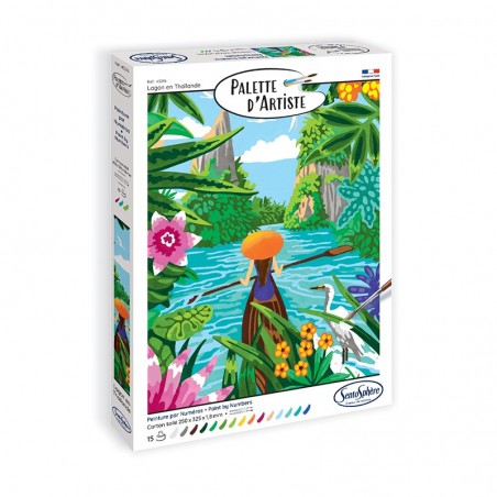 Palette d'artiste - Lagon en Thaïlande