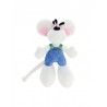 Peluche Diddl en salopette Bleue 30cm