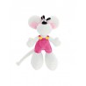 Peluche Diddl en salopette Rose 30 cm