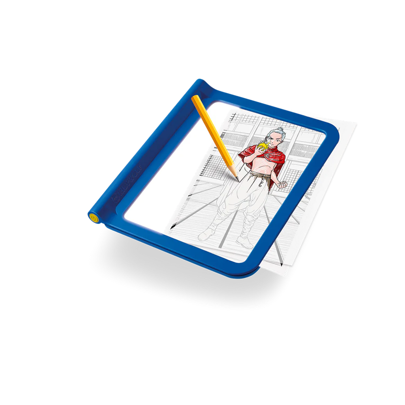 K-Draw-Pro Tablette lumineuse nomade bleu Manga