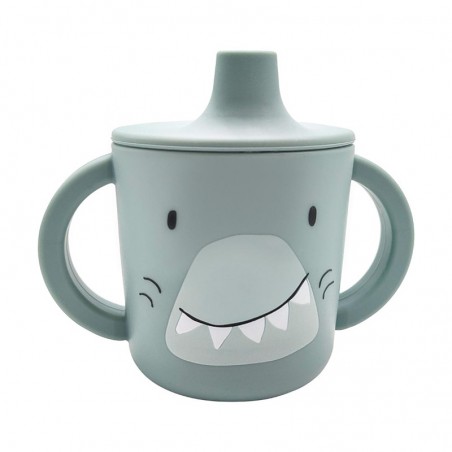 Tasse d'apprentissage en silicone - Mr Shark