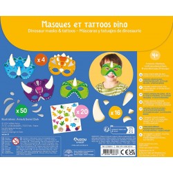 Masques et Tattoos Dino