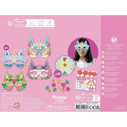 MASQUES À DÉCORER - LICORNES