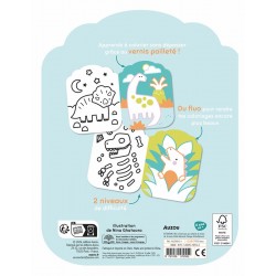 Je colorie sans dépasser - Les dinosaures