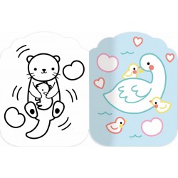 Je colorie sans dépasser - Les bébés animaux