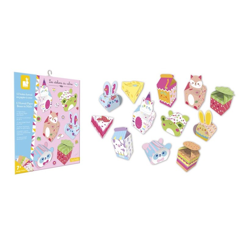 12 Boites Kawaii en Papier