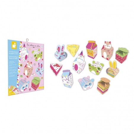 12 Boites Kawaii en Papier