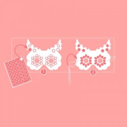 8 masques mosaïques à décorer - Animaux de la forêt