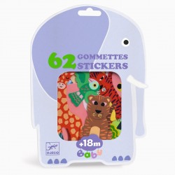 62 Gommettes - Animaux de...