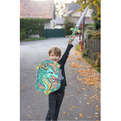 Epée dragon vert eva