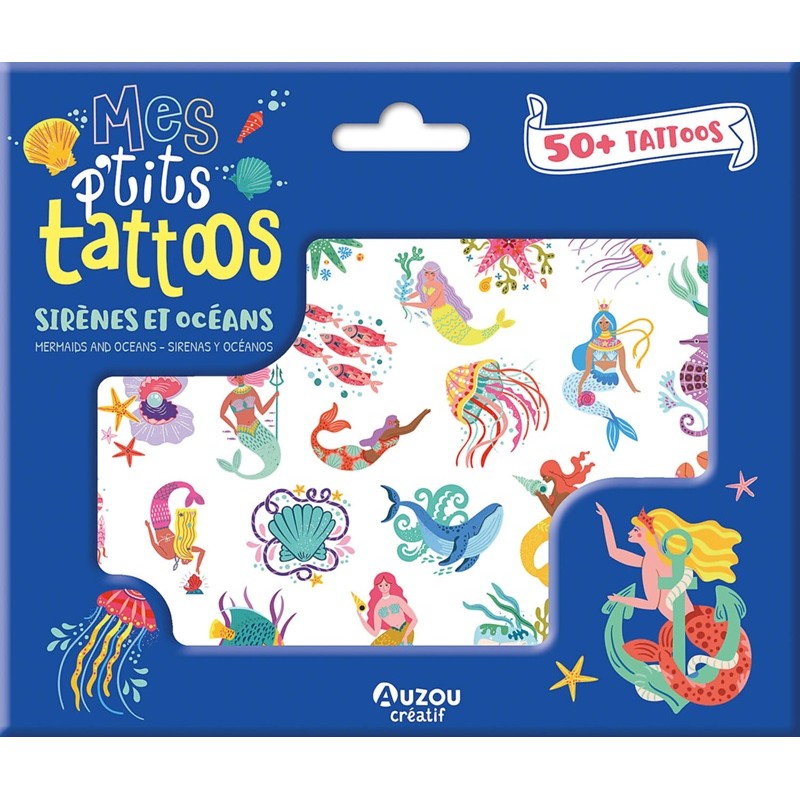 Mes p'tit tattoos - Sirenes et Oceans
