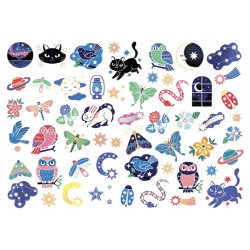 Mes p'tit tattoos - Qui brillent dans le noir