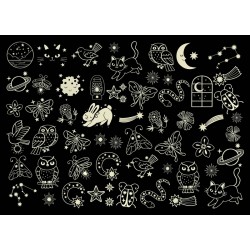 Mes p'tit tattoos - Qui brillent dans le noir