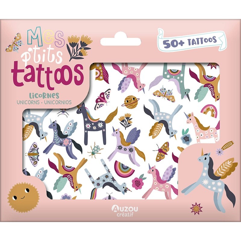 Mes p'tit tattoos - Licornes