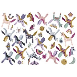 Mes p'tit tattoos - Licornes