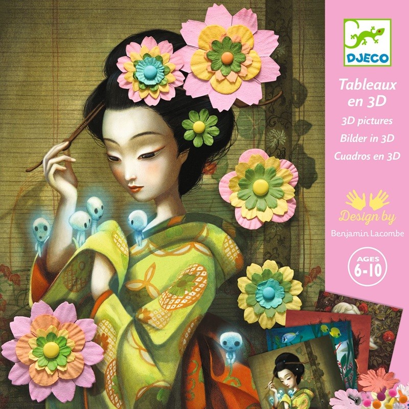 Tableaux en 3D - Rock'n Roses