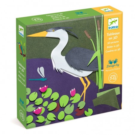 Tableaux en 3D - Au bord de l'eau