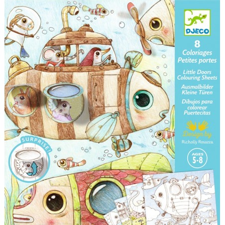 8 Coloriages - Petites Portes