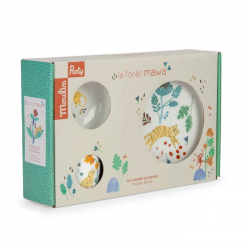 Set vaisselle porcelaine -...