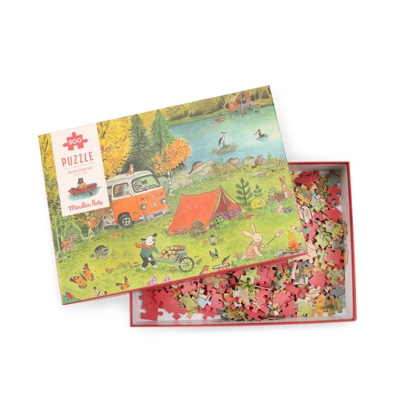 Puzzle 500 pièces - Au bord du lac