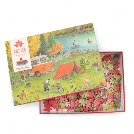 Puzzle 500 pièces - Au bord du lac