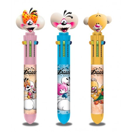 Stylo 3D 10 couleurs Diddl