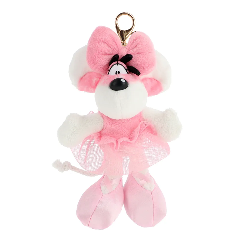 Porte-clés peluche Diddlina en robe ballerina 15cm