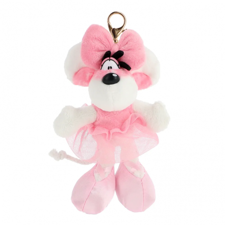 Porte-clés peluche Diddlina en robe ballerina 15cm