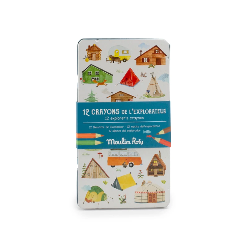 12 Crayons de l'explorateur