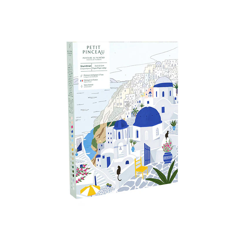 Coffret peinture au numéro - Santorini