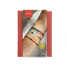 Diy Bijouterie - Mon set de bracelets perlés doré