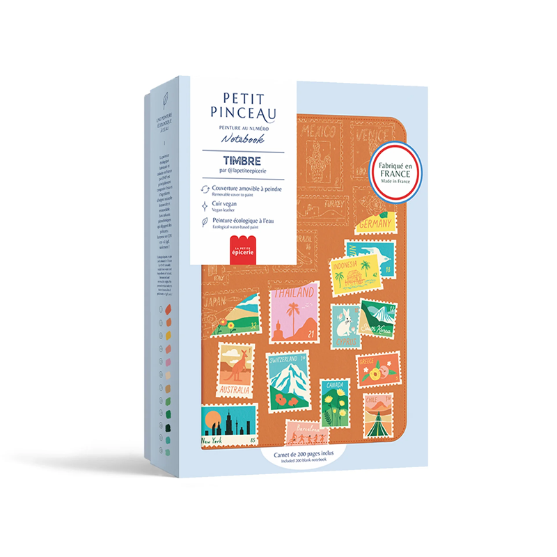 Notebook à peindre - Timbre