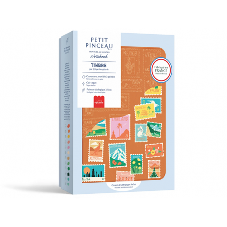 Notebook à peindre - Timbre
